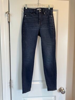 Good American, Good Legs,  Dark Indigo High-Rise Skinny Jeans